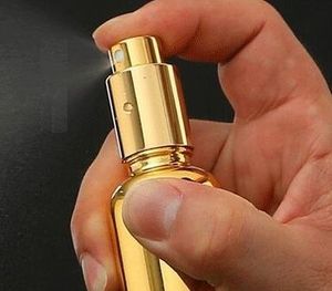 Goud Glas Essentiële Olie Flessen Flacon Cosmetische Serum Verpakking Lotion Pomp Verstuiver Spray Fles Druppelflesje Top 20/30 ML/50 ml