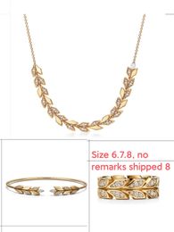 collares iniciales de oro para mujeres chicas adolescentes set de diamantes de hoja de moda