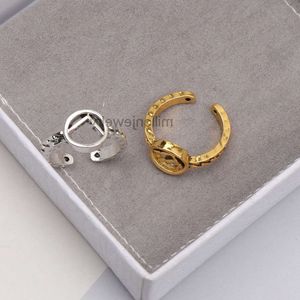 Gouden sieradenontwerper Fending Rings F Ring Fashion Letter Open ketting Geometrische metalen minimalistische stijl Elegantiering