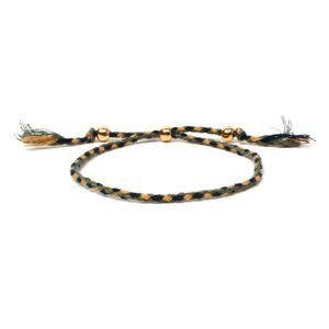 Gouden sieraden Nieuwe kralen Bracelet Women's mode handgeweven kleurrijke draad handwerk fahion