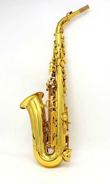 Saxophone alto style Yani en laque dorée, plaquettes italiennes ALTO SAX