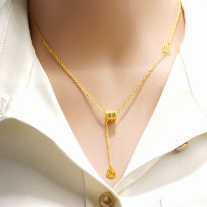 Gouden kleine barbaarse taille ketting, vrouwelijke langdurige kleurloze, kleine en hoogwaardige luxe koperlegering armband, grensoverschrijdende zand gouden sieraden