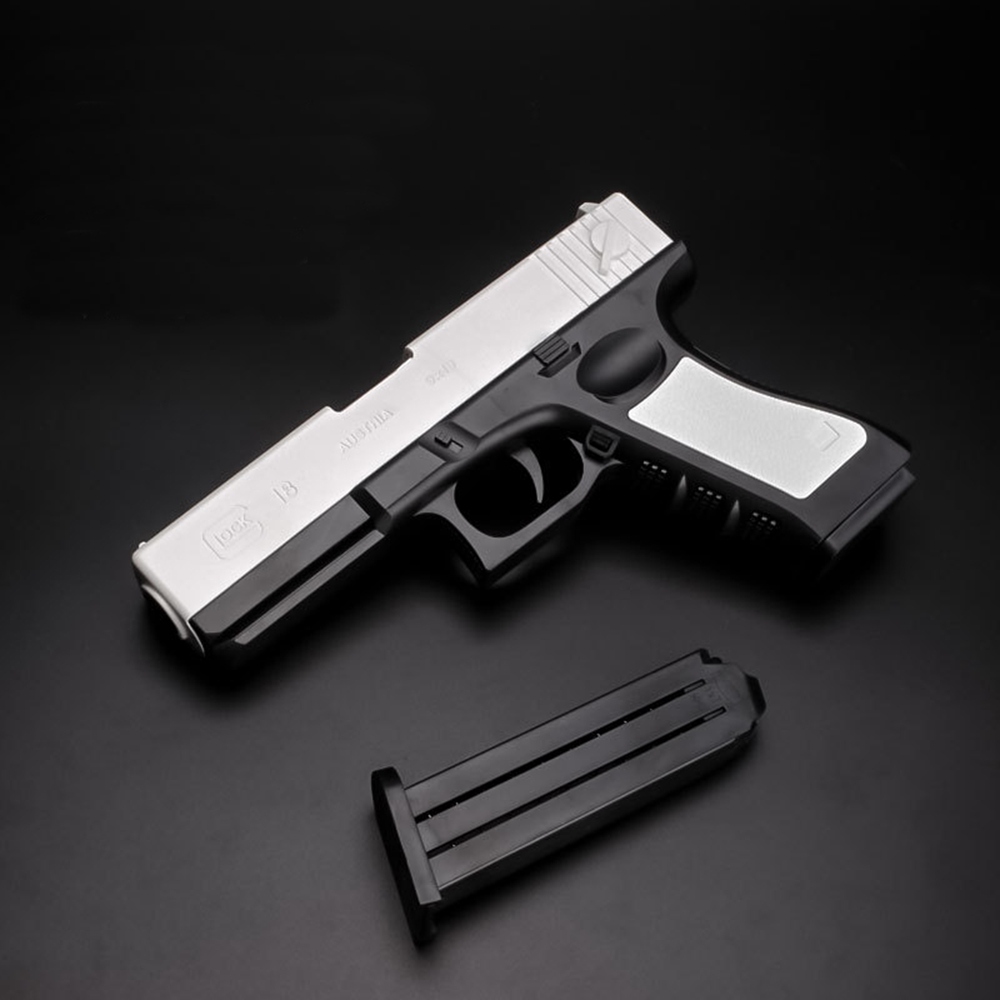 ゴールドM1911シェルエジェクションスローガンおもちゃモデルソフトブレット子供ボーイズアウトドアシュートゲームピストルクールギフトおもちゃ2034