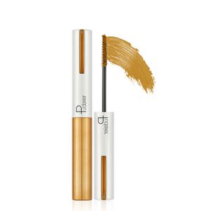 Gouden mascara kleurrijke waterdichte smudge -proof Langdurige mascara's met kam onmiddellijk volume en lengte wimpers natuurlijke oogmake -up