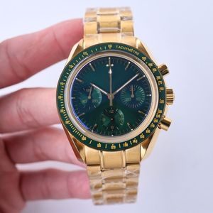 Gold Mens Watch Designer Watches Watches impermeables Mujeres de pulsera de negocios Precision Steel Strap 44 mm