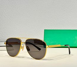 Or métal gris lentille pilote lunettes de soleil hommes été lunettes de soleil gafas de sol Sonnenbrille nuances UV400 lunettes avec boîte