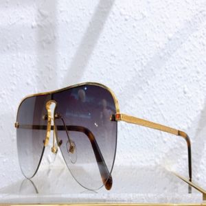 Lunettes de soleil pilote en métal doré verres de soleil ombrés gris pour femmes Sonnenbrille Gafas de Sol Shades UV400 Protection avec Box 305C