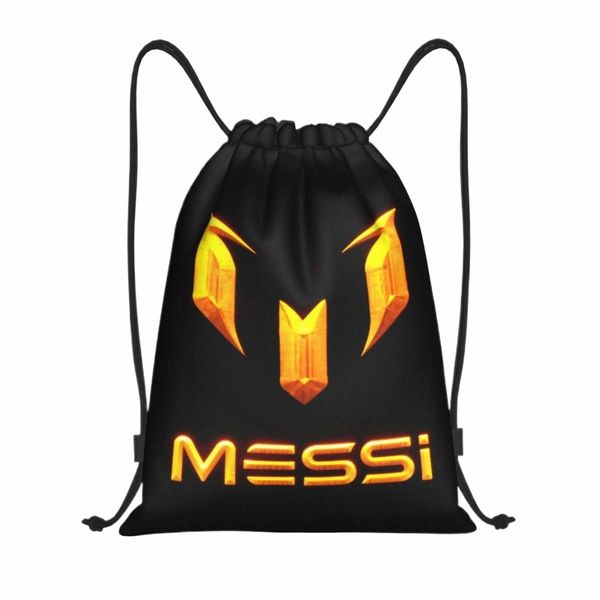 Gold Mis 10 Soccer Football Sacs à cordon Sacs Femmes Men Portable Gym Sports Sackpack Shop Rangement Backpacks P6UO #