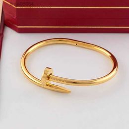 Pulsera con nombre de oro Diseñador de moda y brazalete de torsión de plata para hombre 18k Aleación de acero galvanoplastia 2b67i {categoría}