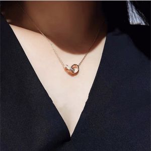 Gouden ketting diamanten ketting Luxe sieraden vrouw designer ketting lange ketting klaver ketting Rose Gold heren ketting ontwerper voor vrouw bloem ketting