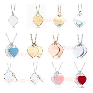 Gouden ketting voor dames Luxe sieraden Ontwerperkostuum Leuke kettingen mode luxe sieraden aangepaste ketting elegantie Hart hanger kettingen geschenken