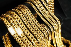 Colliers de pendentif en or Chaîne de liaison cubaine Gold Custom Gold 18K Chaîne de chaîne Cubaine Gol Cuban Gol