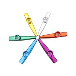 Позолоченный Kazoo Party Favor 123x19 мм. Выдувной инструмент-компаньон для начинающих. Простой, компактный и удобный для переноски. Аккомпанемент для небольших инструментов 0914.