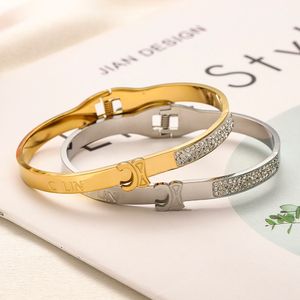 Bracelets de marque de marque Bracelets de marque Bracelettes Brangles plaquettes Gold Bangles pour femmes