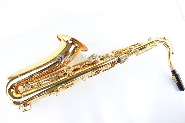 Saxophone ténor Suzuki Bb plaqué or pour étudiants et enfants, saxophone professionnel, instruments de musique de haute qualité, saxophone tombant Tune B (C)