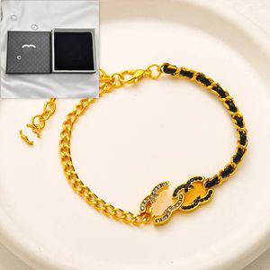 Gouden vergulde vrouwen Designer Brand Charm Gift With Box Fashion Style Love Jewelry Birthday Bruiloft Boutique Bracelet