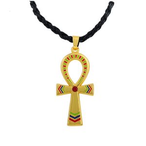 Or Religieux Anubis Égyptien Apep Charme Collier Copte Le Symbole De La Vie Pyramide Oeil Horus Croix Ankh Pendentifs