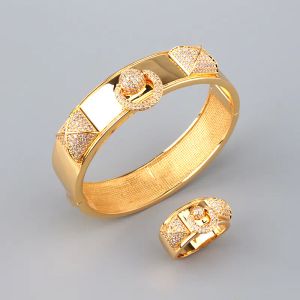 Gold tornillo de tobillo pulseras de brazalete para mujeres encanto infinito brazalete pulseras de diseño de lujo