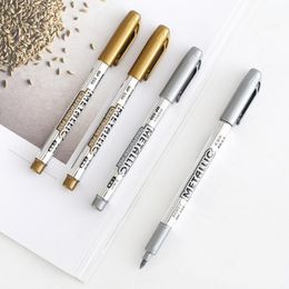 Gold Silver Craft Pen Kleurrijke markeerstiften Promotiemarkers Geschenken Stagery's