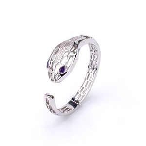 oro plata diamante pulsera serpiente brazalete abierto infinito brazalete pulseras para mujeres hombres infinito Diseñador de lujo joyería Fiesta de moda Regalos de boda Pareja de cumpleaños