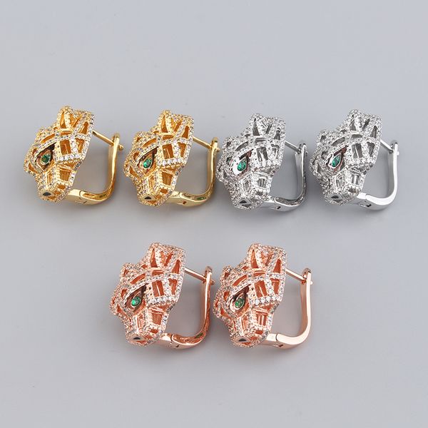 Boucles d'oreilles à charme long diamant en argent en or pour femmes