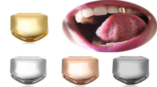 Gold Silver Dent Cap Bourse dentaire Brace Hiphop Sprette dentaire Decoration Divertissement Adult Funny Party Dething COVER6289686