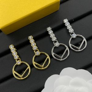 Boucles d'oreilles en acier en titane en argent doré Designer de boucles d'oreilles pour femmes cadeaux de créateurs de la Saint-Valentin