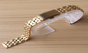 Bracelet de gold de montres en acier en acier inoxydable Gol
