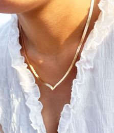 Chaîne en or colliers pour femmes Hiphop Vintage femme dame à la mode serpent tour de cou bijoux de mode couleur argent