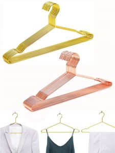 Goud sterke metalen hanger kledinghangers voor standaard pak jas shirt jurk jas boetiek ruimte redden rrc872