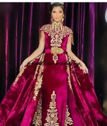 Robe De soirée dorée, Caftan albanais du Kosovo, avec des appliques, robes De bal indiennes, 2021