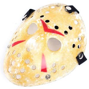 Masques de fête d'or vintage Delision Jason Voorhees Freddy Hockey Festival Halloween Masquerade Mask TY9139726997