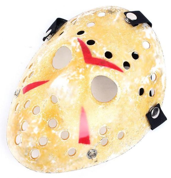 Masques de fête d'or vintage Delision Jason Voorhees Freddy Hockey Festival Halloween Masquerade Mask TY9135300974