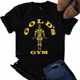 Goldx27;s Gym Logo T-Shirt drôle 2024 chaud nouveau 3224 #
