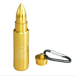 Boîte de rangement Golden Bullet avec touches de clavier Cendrier pratique Boîte de rangement en métal Personnalisable en gros