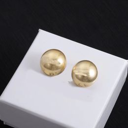 Gouden koper materiaal mode oorbellen persoonlijkheid ontwerper oorbellen voor vrouwen sieraden