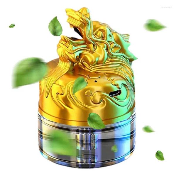 Golden Dragon Car Smart ON-OFF Creative Parfum Decoration