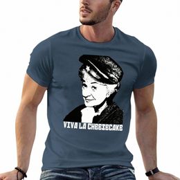 Golden Girls - Viva La Cheesecake - Dorothy Zbornak T-shirt grande taille Tops unis surdimensionnés drôles T-shirts pour hommes M9uP #