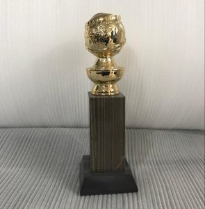 Golden Globe Award Trophy 10 inch met HFPA-logo in goud gestempeld 26 cm hoog goudkleur goed Golden Globe1480390