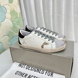 Dupe AAAAA Designer Sneakers Super Star Sequin Klassieke Witte Trainers Mannen Vrouwen Casual Schoenen Italië Merk Do-oude Vuile Sneaker