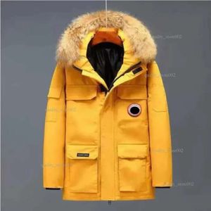 Golden Goose hommes doudoune Parkas vestes hiver vêtements de travail veste en plein air épaissi mode maintien au chaud couple diffusion en direct manteau d'oie canadienne B10 7551