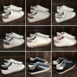 Golden Goose Deluxe Brand GGDB Вы Golden Gooses Hi Star Sneakers Deluxe Brand Zapatos casuales Lentejuelas Classic White Do -Old Dirty Designer Hombres Mujeres Super Man Zapato 20