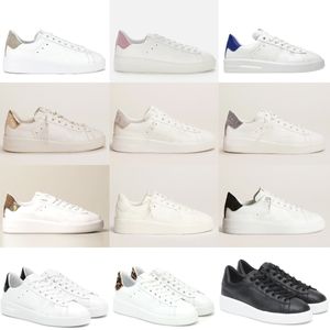 luxe Pure star Sneakers Marque PURESTAR Chaussure Designer Femmes chaussure paillettes or argent queue Sequin Blanc cuir Chaussures Personnalisées