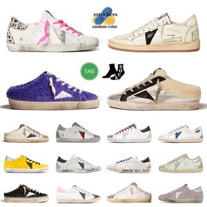 chaussure dorée sale vieille sneaker haut chaussures de sport mi-étoile rose blanc or étincelle daim bleu glace salut étoile pantoufle fourrure diapositives plat femmes hommes dhgate formateurs célèbres