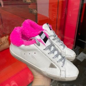 chaussures de designer laine femmes super star hommes marque baskets décontractées nouvelle version baskets de chaussures de luxe sequin blanc classique faire vieux hommes sales chaussures décontractées à lacets unisexe