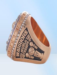 Gouden ''Staat'' ringen ''Warriors'' s Basketbal m Ring Sport souvenir Fan Promotie Cadeau groothandel2044846