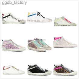 GoldenLies Gooselies Goodes Sneakers vrouwen Mid Star High Top Sneakers Italië Fashion Women Casual Shoes Luxury Brand Trainers Parnas Classic White Doold Di UNBD