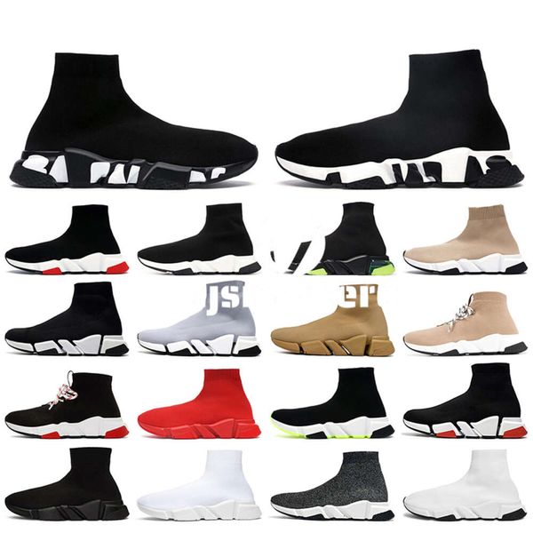 Goldens Goooose 2023 Mode Graffiti Femmes Hommes Designer Chaussette Chaussures Bottes Speed Trainer Noir Blanc Rouge Vitesses 2.0 Clear Sole Runners Chaussettes Designers Plateforme L