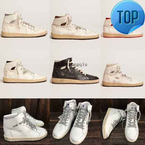 Goldenss Gooses Sneaker Italie marque Designer Old Sky Star Chaussures Femmes Casual Chaussures de luxe Baskets Sequin Classique Blanc Do-old Dirty Men chaussure