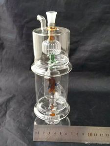 Goldfish Hookah Glas Bongs Accessoires, Glas Roken Pijpen Kleurrijke Mini Multi-Kleuren Handleidingen Beste Lepel Glas